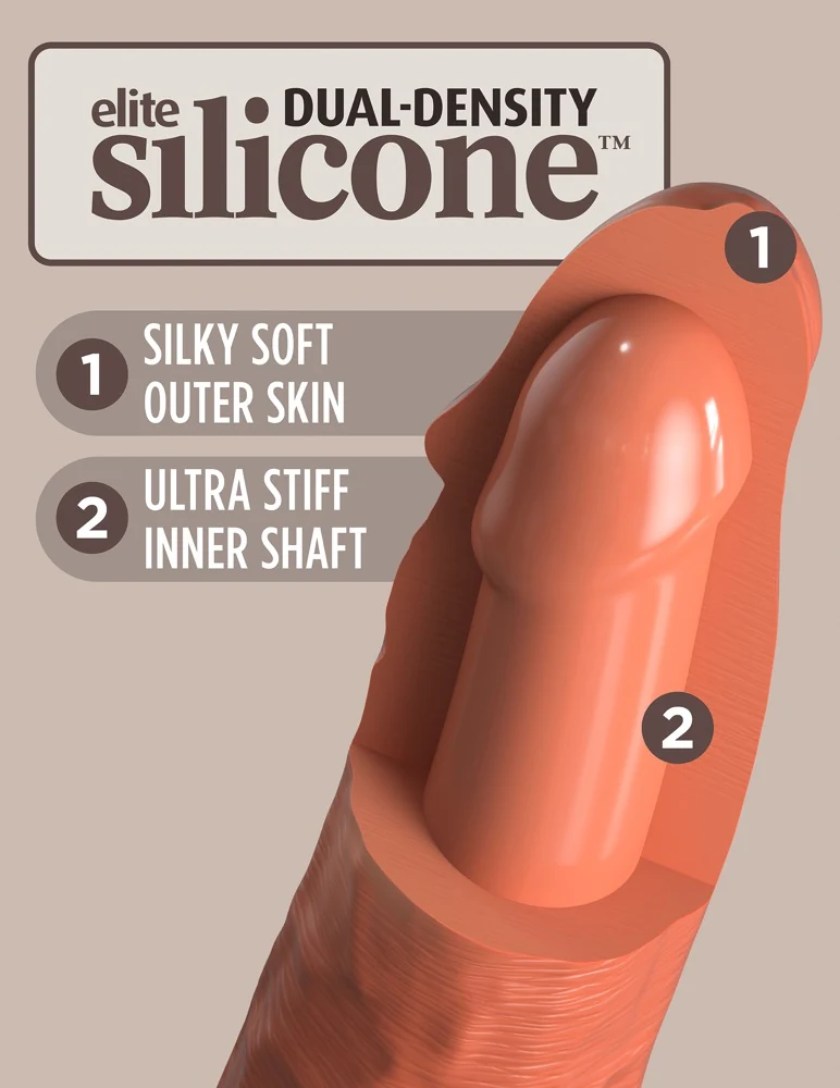 King Cock Elite 8“ Dual Density Silicone 22 cm dildo