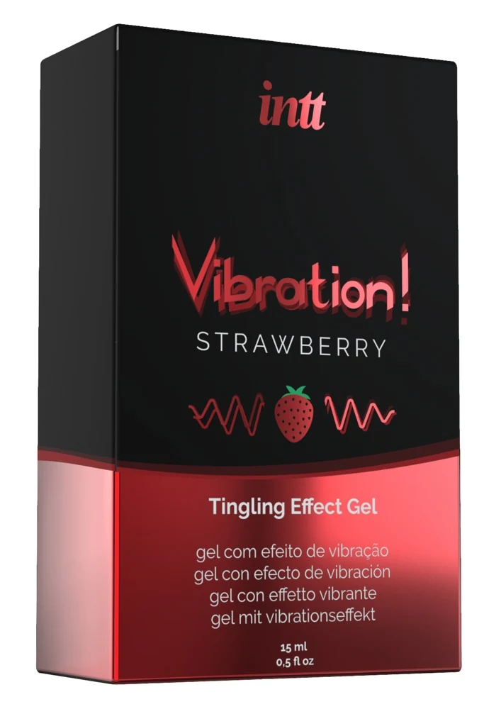 intt Vibration! Strawberry stimulierende gele sprays