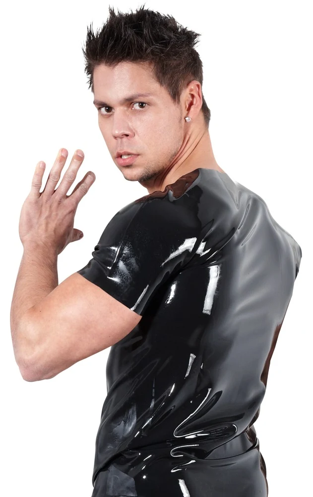 Late X Shirt aus Latex