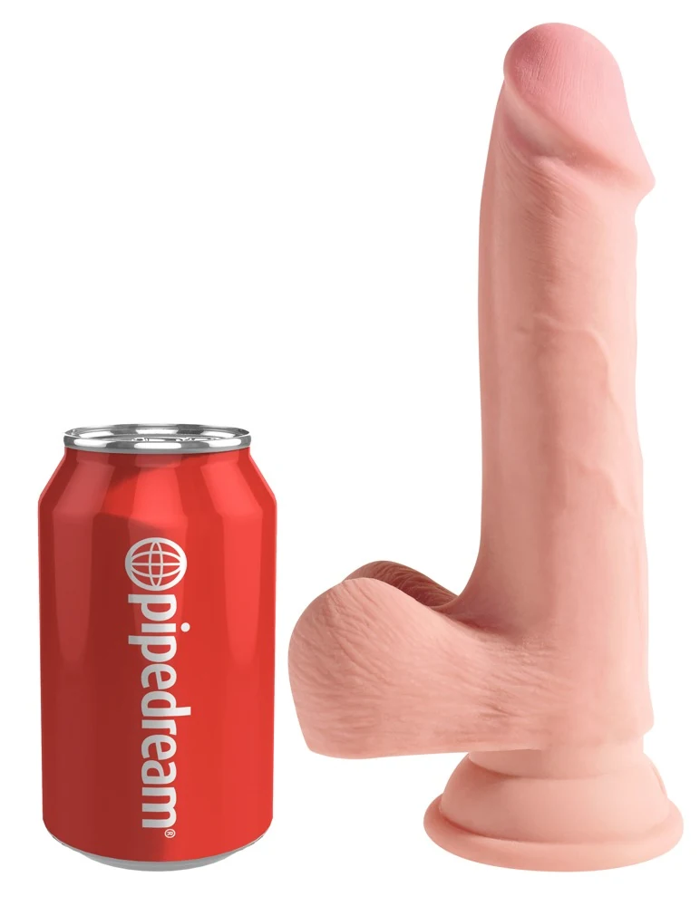 King Cock Plus 7,5“ Triple Density with balls 22,9 cm dildo