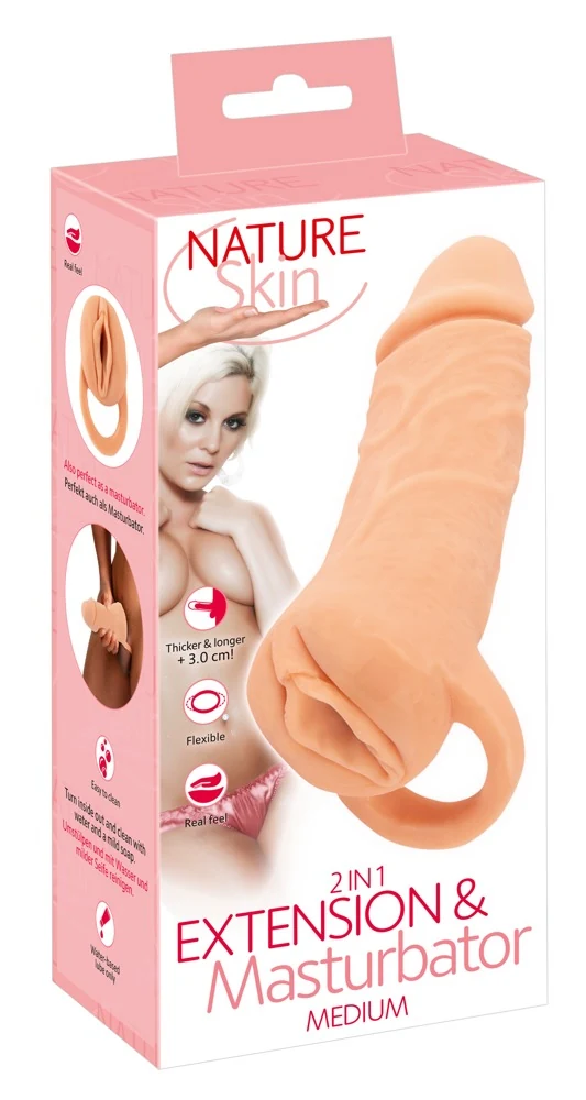 Nature Skin 2in1 Extension Masturbator