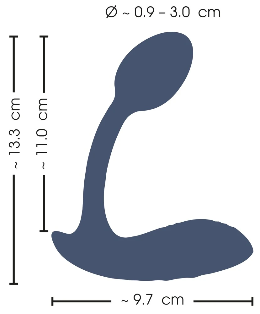 Sweet Smile RC Bendable Panty Vibrator 13,3 cm