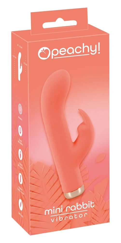 Peachy Mini Rabbit Vibrator 16,7 cm