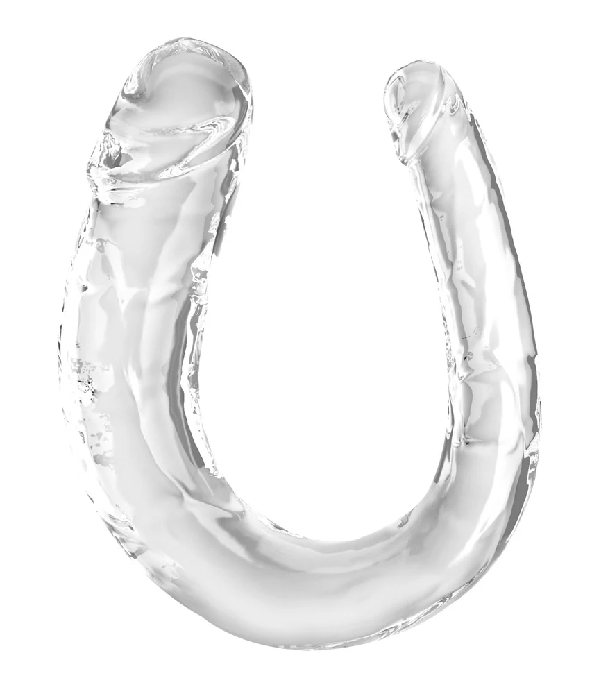 King Cock Clear Double Trouble 33 cm dildo