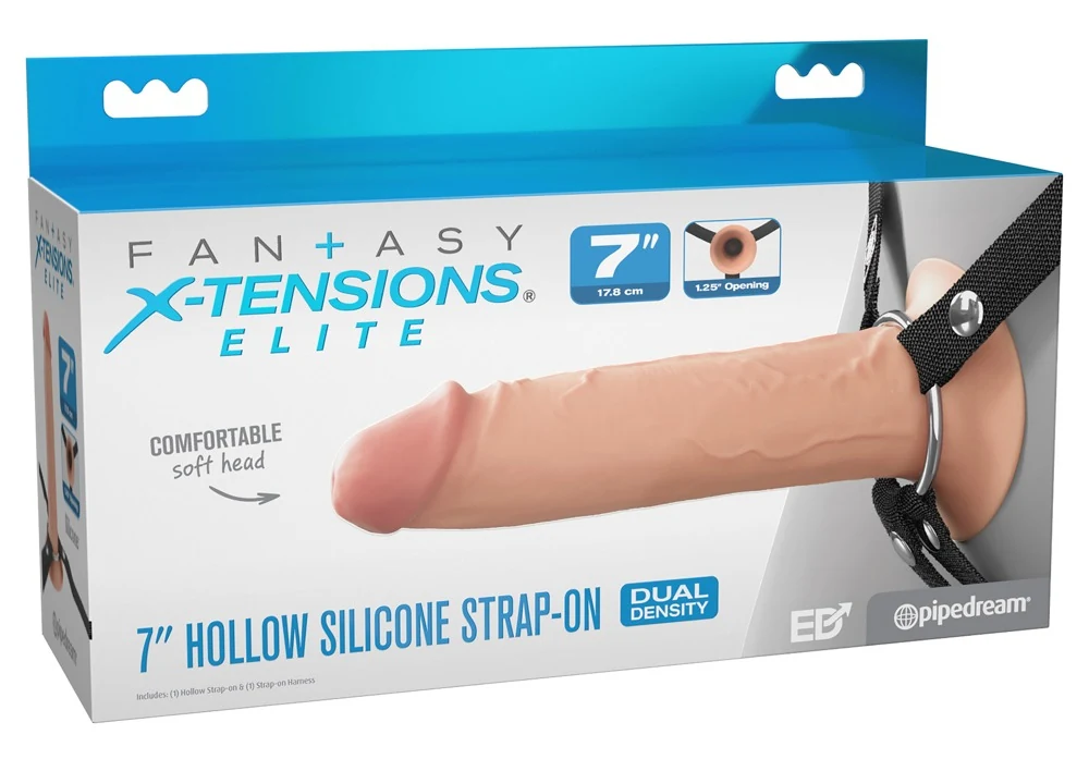 Fantasy X-Tensions Elite Hollow Silicone Strap-on