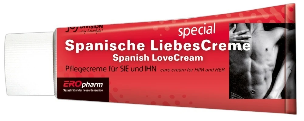 Joydivision Präparate Spanische Liebescreme special stimulierende gele sprays