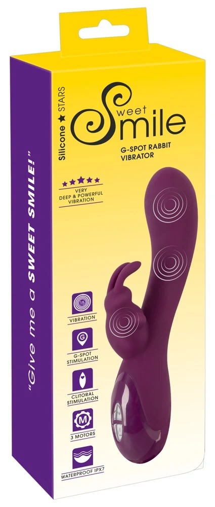 Sweet Smile G-Spot Rabbit Vibrator 21,4 cm