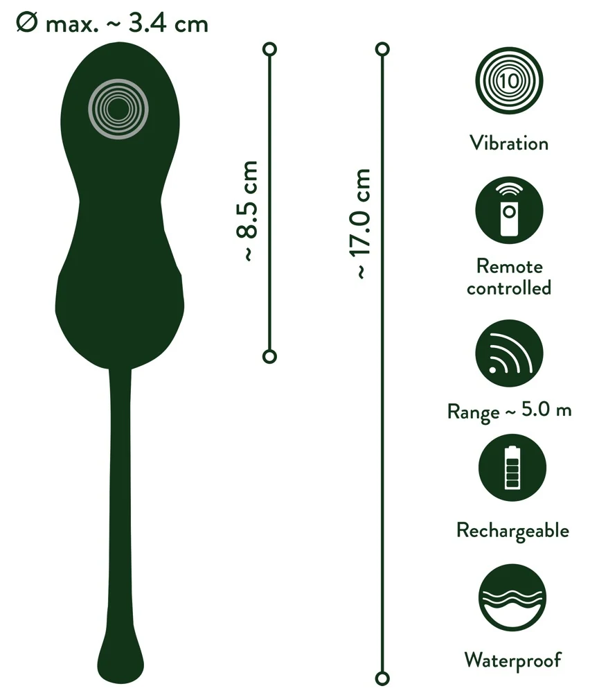 Emerald Love Luxurious RC Balls liefdesbal