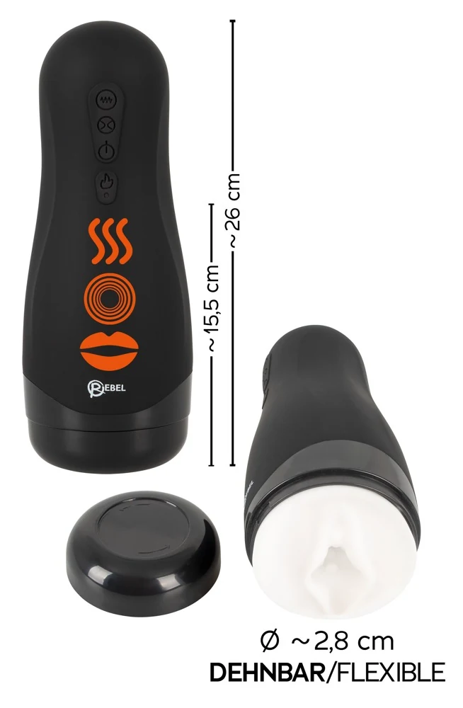 Rebel Masturbator with 3 Functions