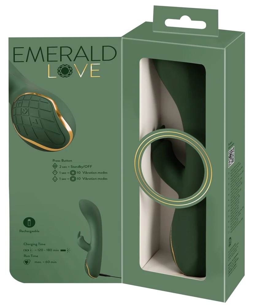 Emerald Love Luxurious Rabbit Vibrator 23 cm