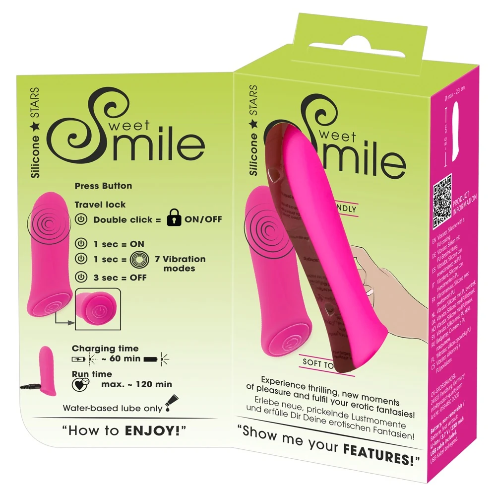 Sweet Smile Rechargeable Power Bullet 8,5 cm vibrator
