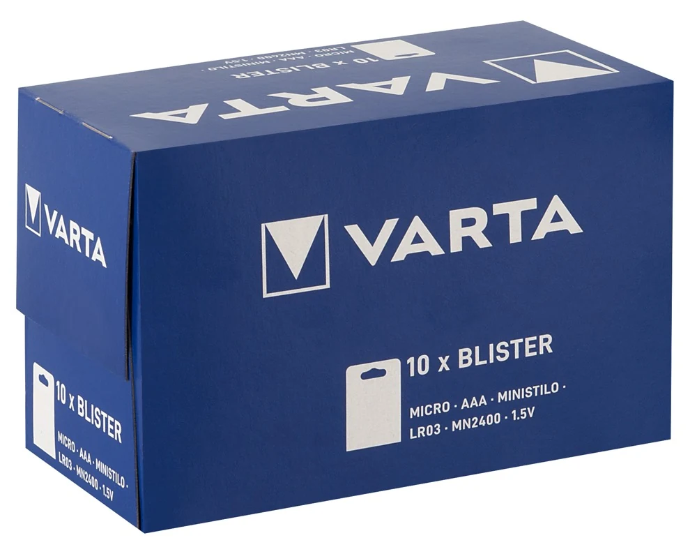 Varta Batterie AAA 10x4er batterien