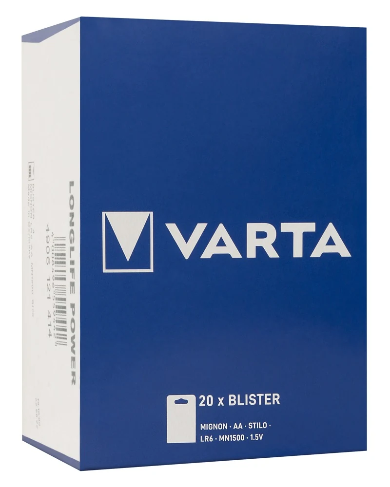 Varta Batterie AA 20x4er batterien