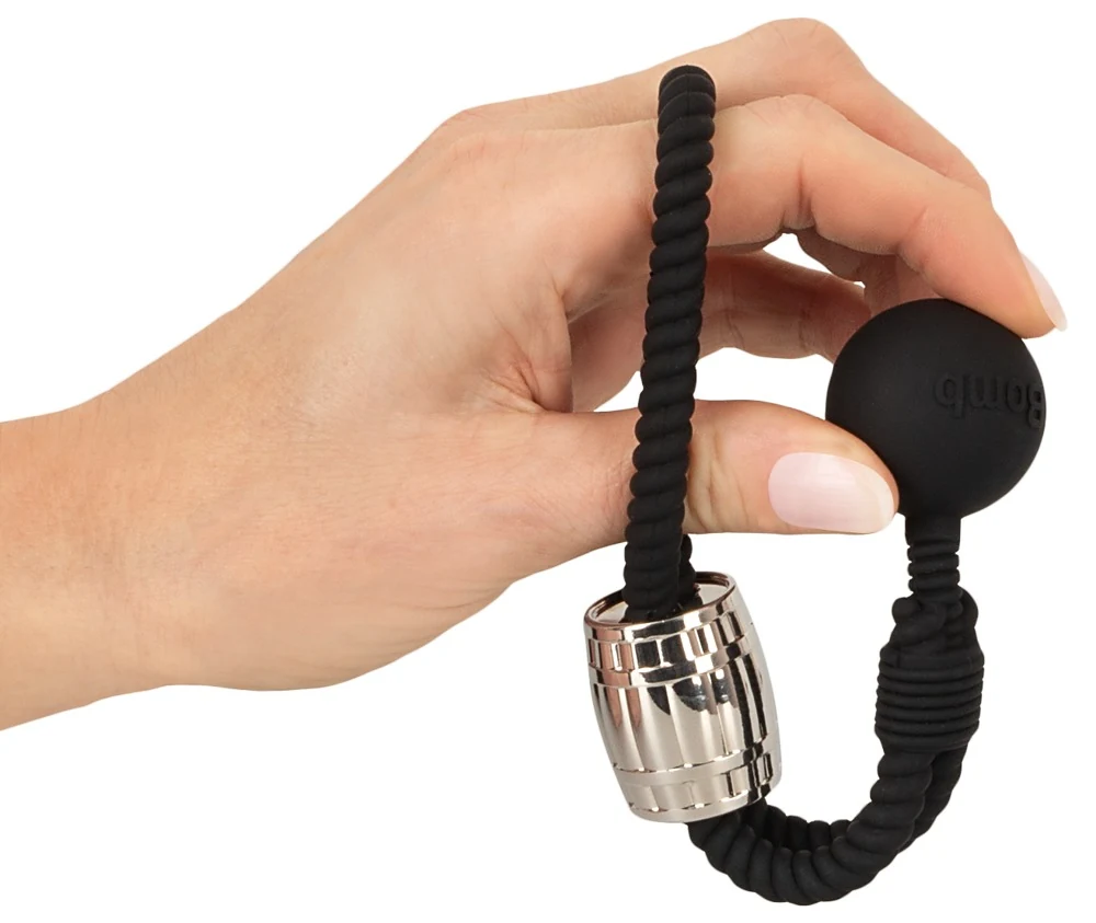 Rebel Heavy Rope Cock Strap with Ball penisring