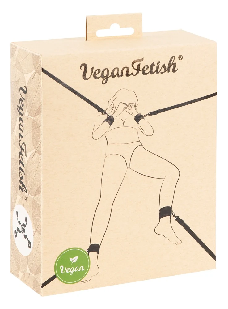 Vegan Fetish Bettfessel-Set bondage fesseln