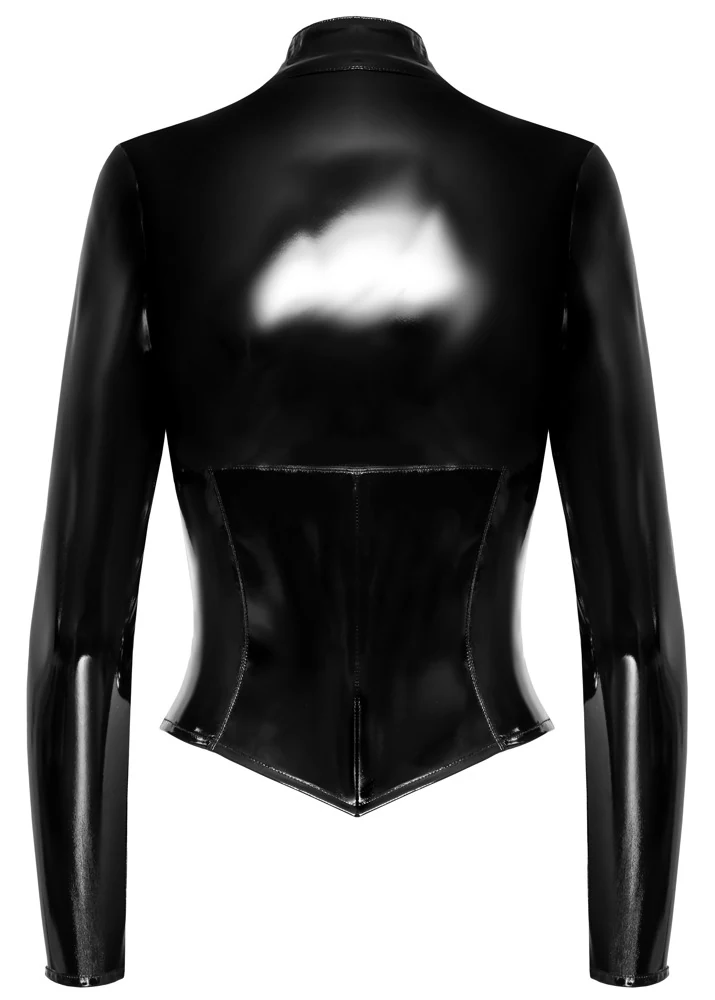 Black Level Jacke aus Lack