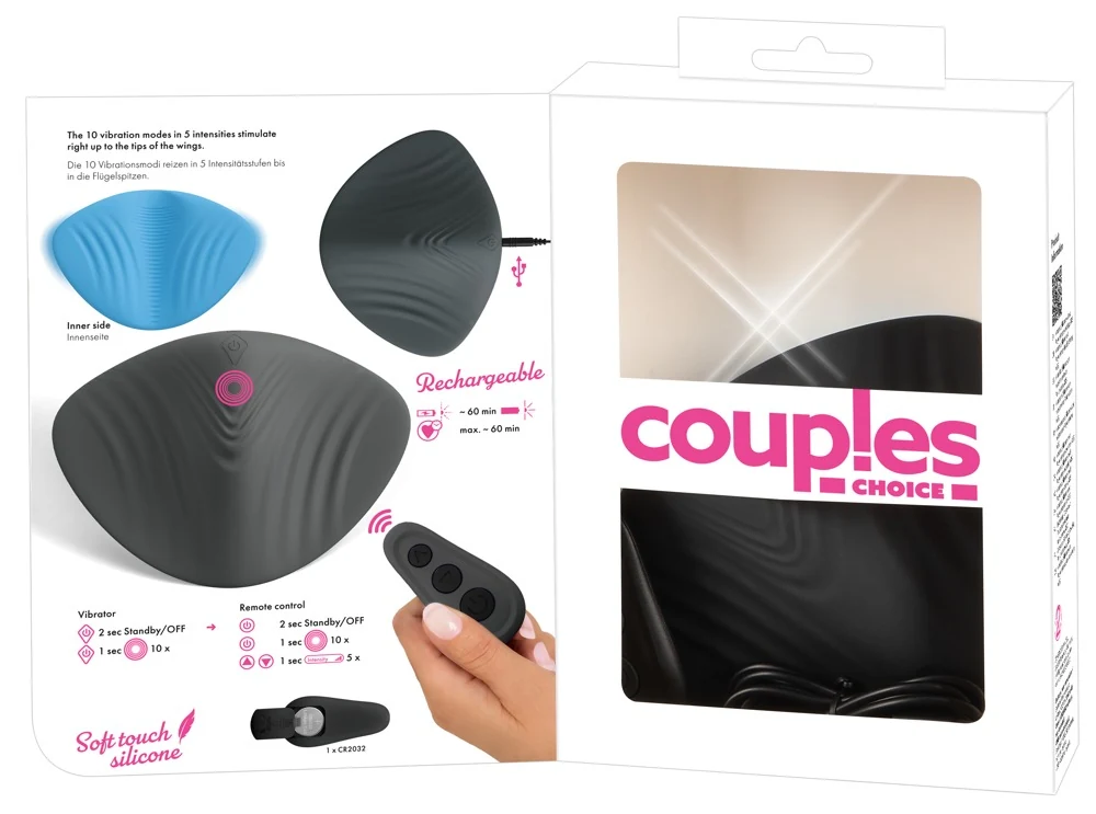 Couples Choice RC LAY-ON multi toy 11,7 cm vibrator