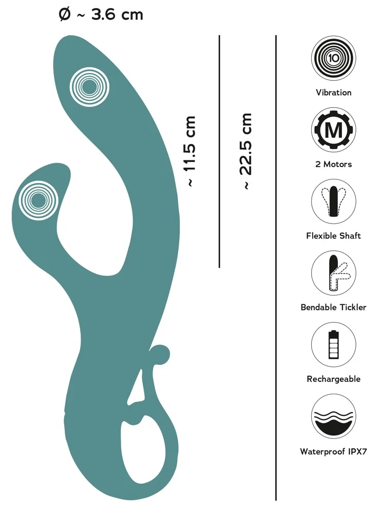You2Toys The Magician Rabbit Vibrator 22,5 cm
