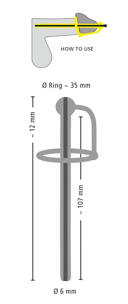 Penisplug Piss Play With Glans Ring harnröhrenstimulation