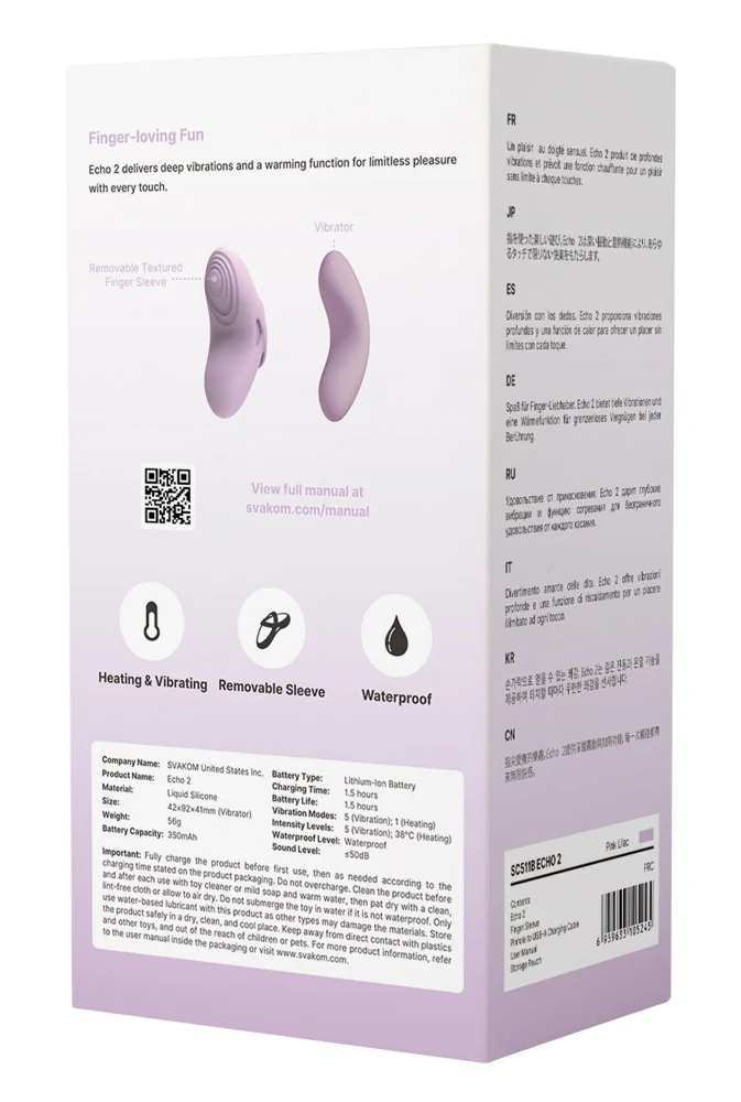 SVAKOM Echo 2 9,2 cm vibrator