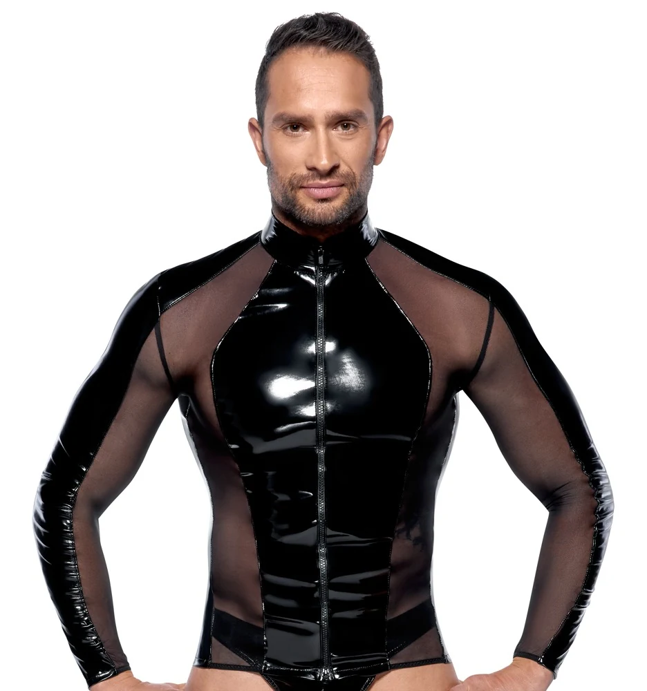 Black Level Shirt aus Lack