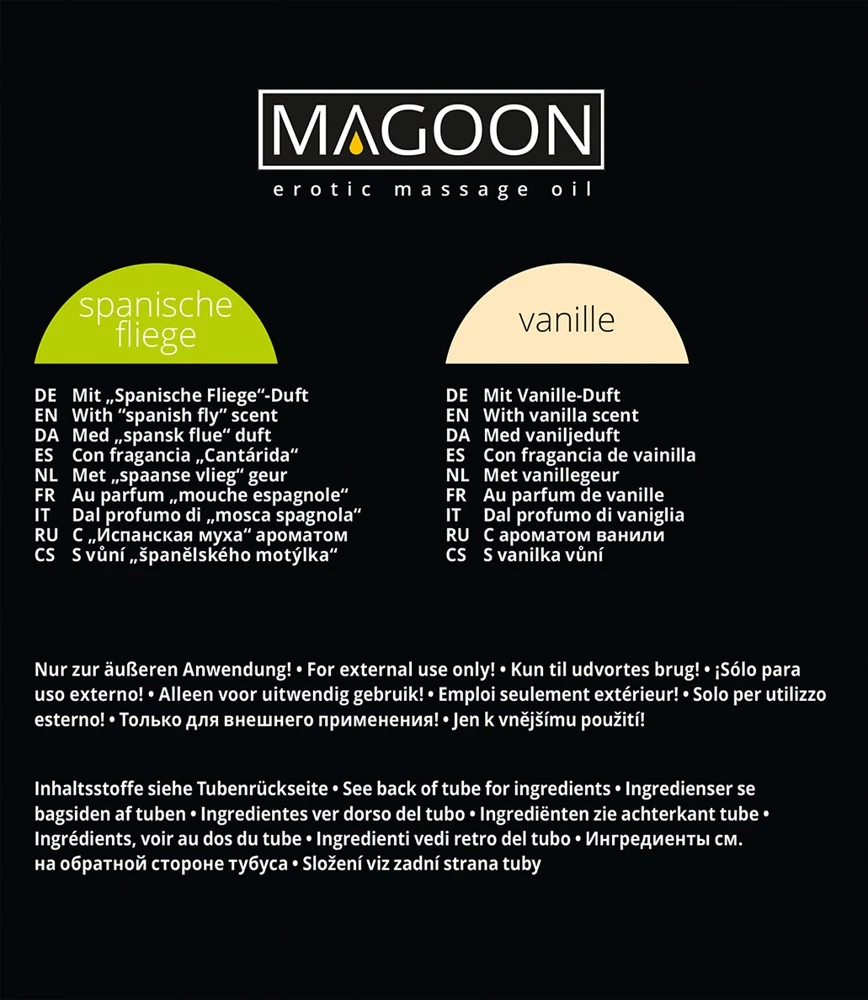 Magoon Erotic Massage Oil 50 ml 6er