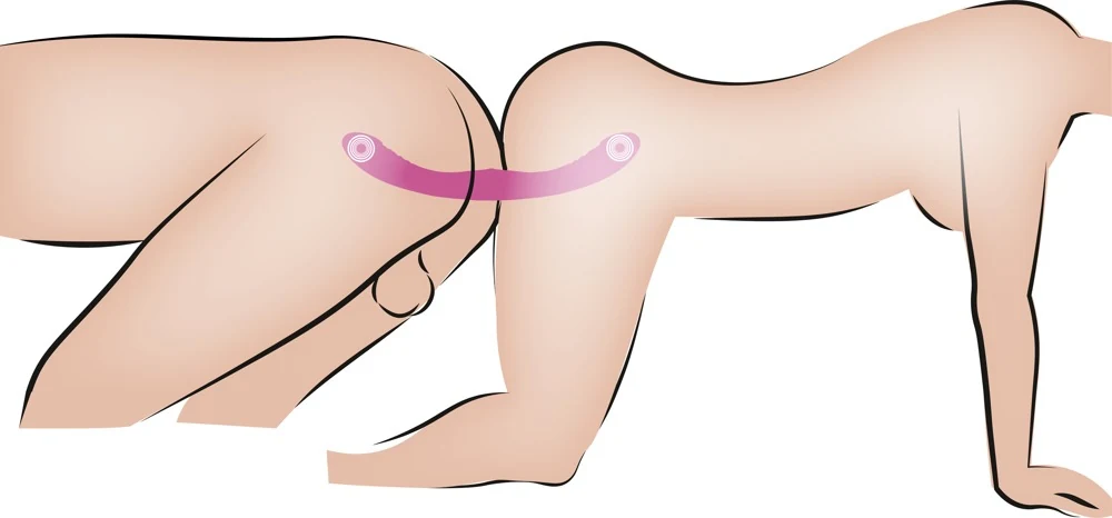 Couples Choice Double Vibrator 31,2 cm