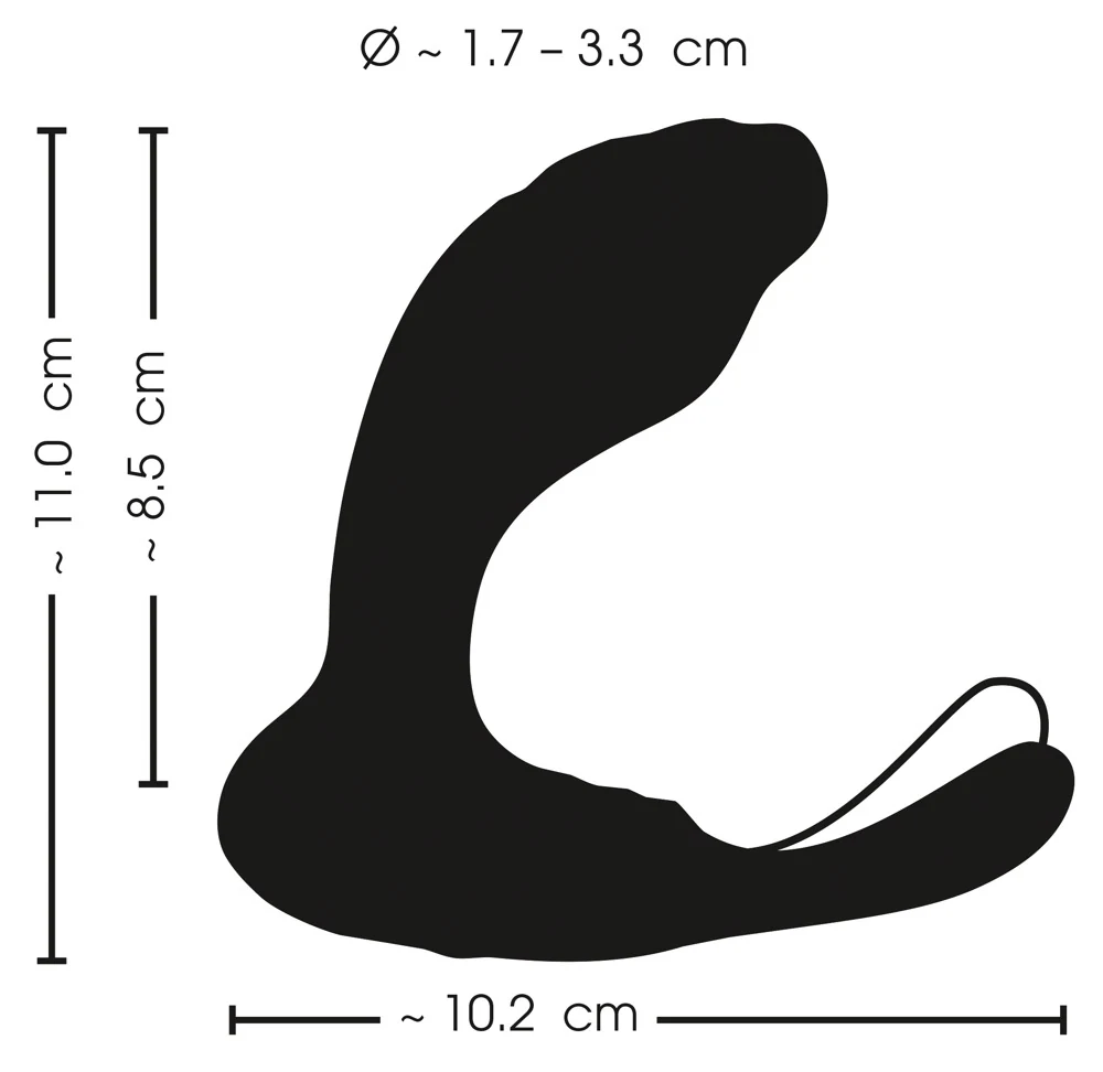 Sweet Smile RC G-&P-Spot Vibrator 11 cm