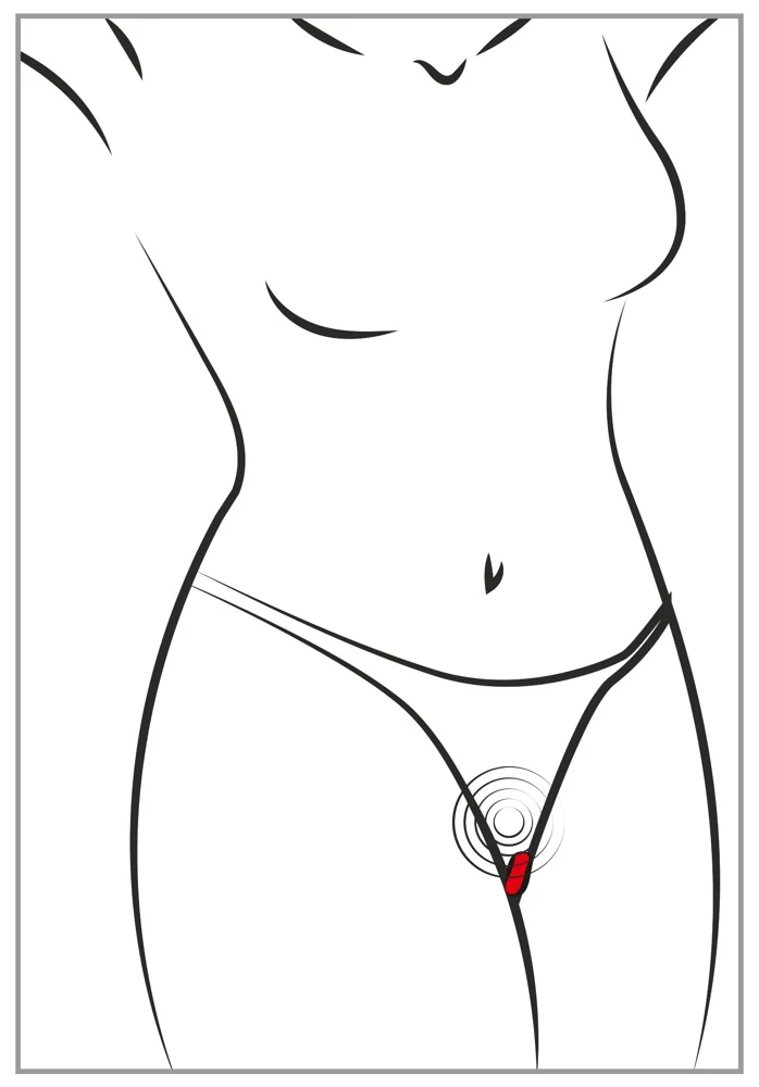 Sweet Smile RC Panty Vibrator 9,7 cm
