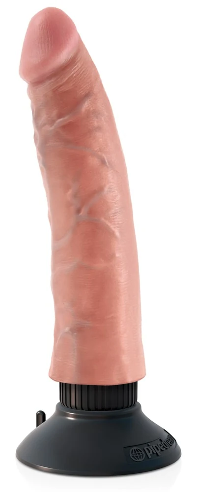 King Cock 7“ Vibrating 21 cm vibrator