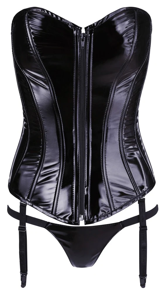 Black Level Corsage aus Lack