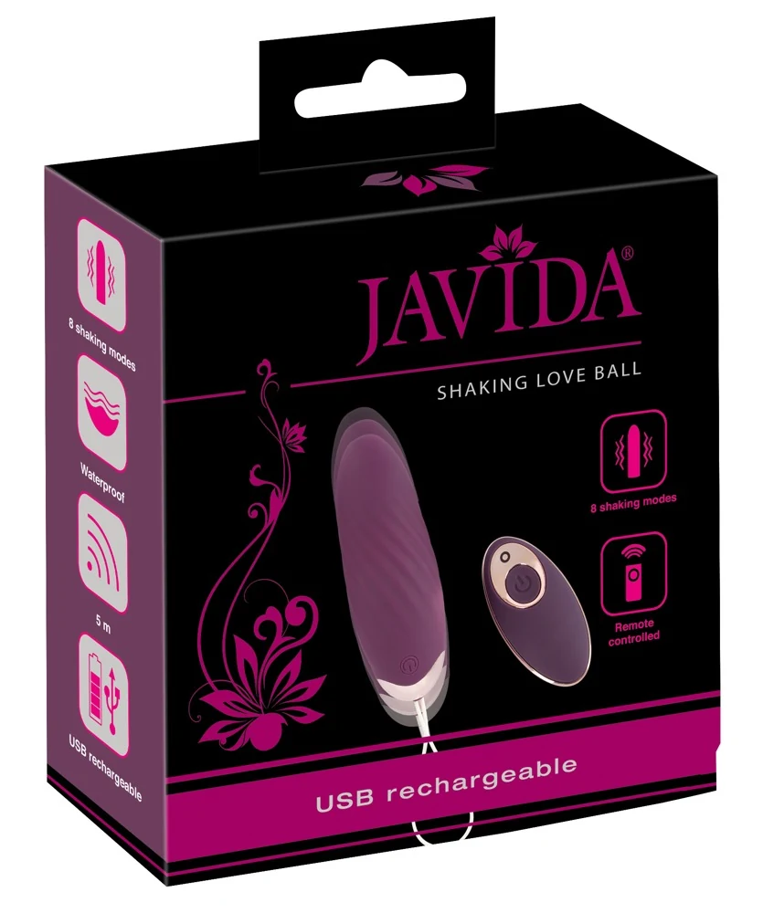JAVIDA Shaking Love Ball (RC) 18 cm vibrator