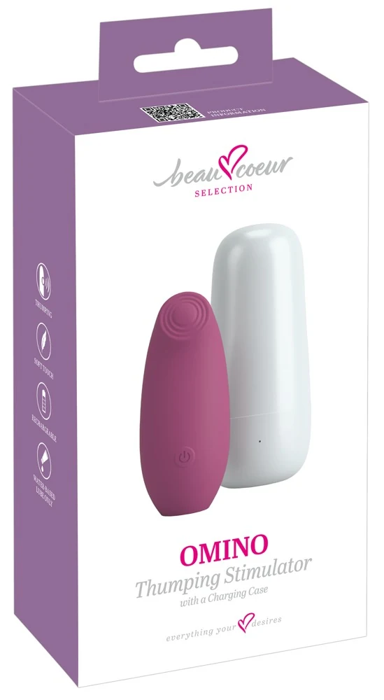 beau coeur OMINO Thumping Stimulator with Charging Case 13,3 cm vibrator