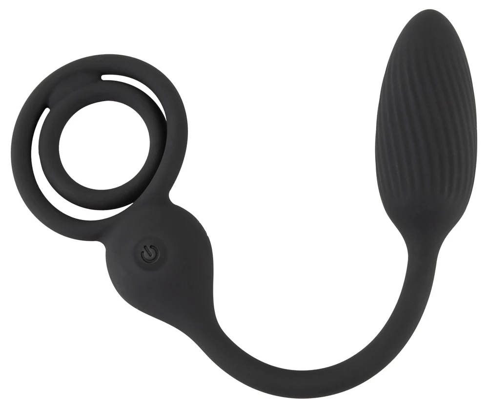 Rebel Cock and Ball Ring with a RC Butt Plug penisring