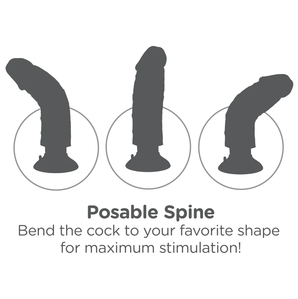 King Cock 10“ Vibrating with Balls 29 cm vibrator