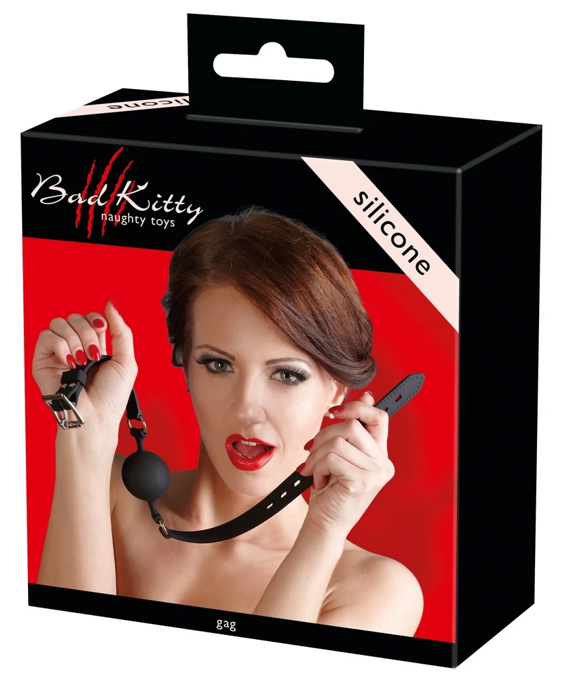 Bad Kitty Silikon-Knebel medium masken knebel