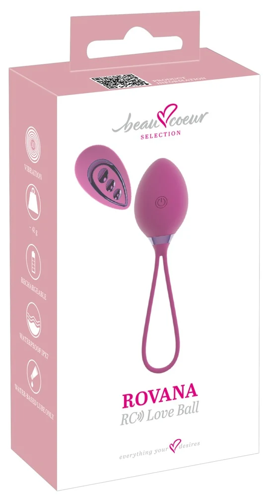 beau coeur ROVANA RC Love Ball 15 cm vibrator