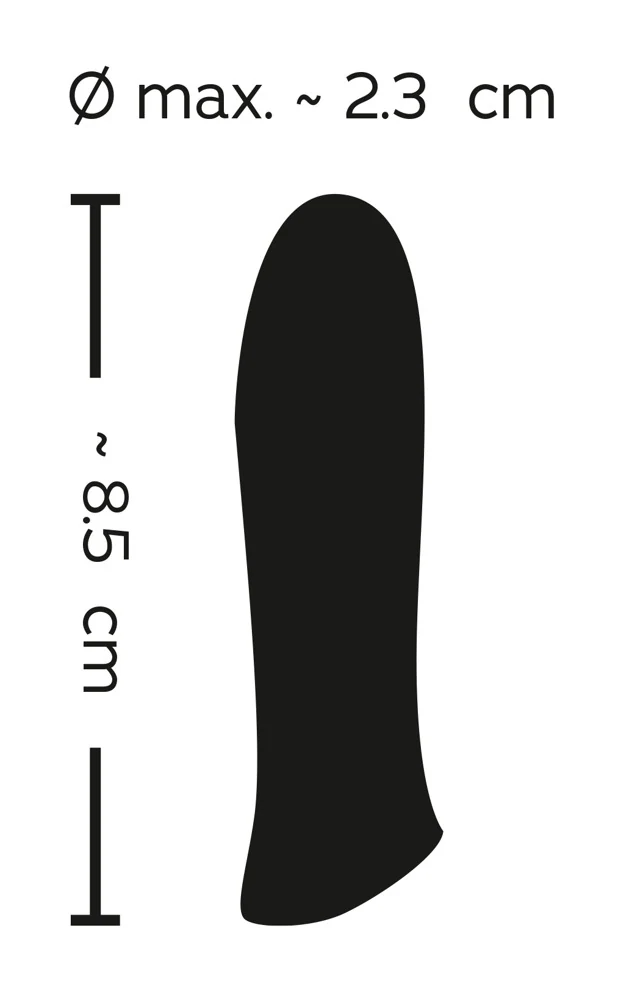 Sweet Smile Rechargeable Power Bullet 8,5 cm vibrator
