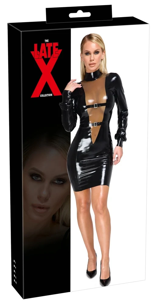 Late X Kleid aus Latex