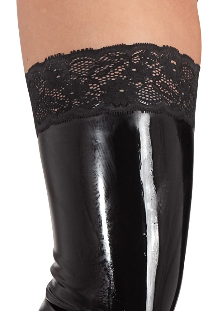 Late X Strümpfe aus Latex