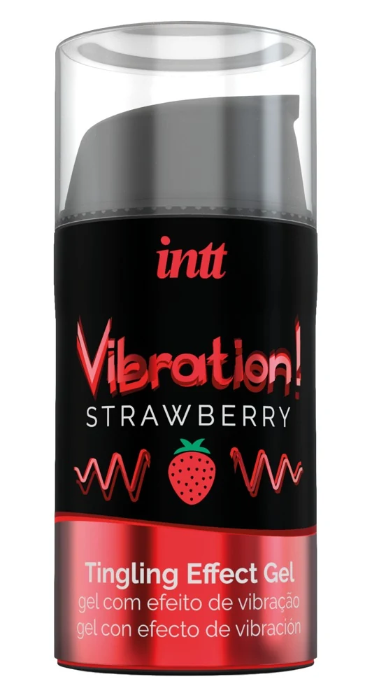 intt Vibration! Strawberry stimulierende gele sprays
