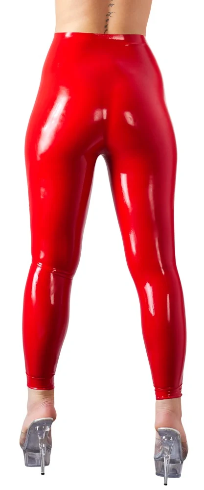 Late X Leggings aus Latex