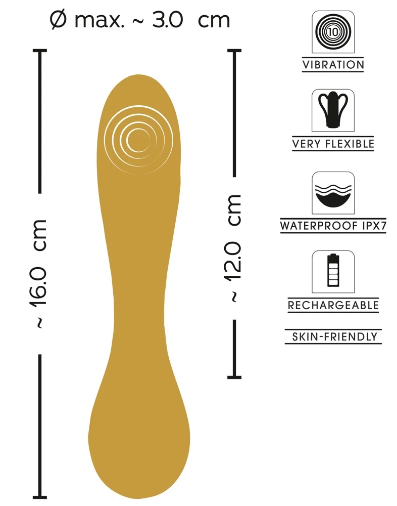 Sweet Smile Metallic Vibe 16 cm vibrator