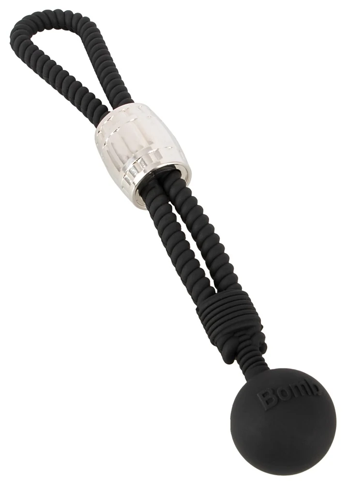 Rebel Heavy Rope Cock Strap with Ball penisring