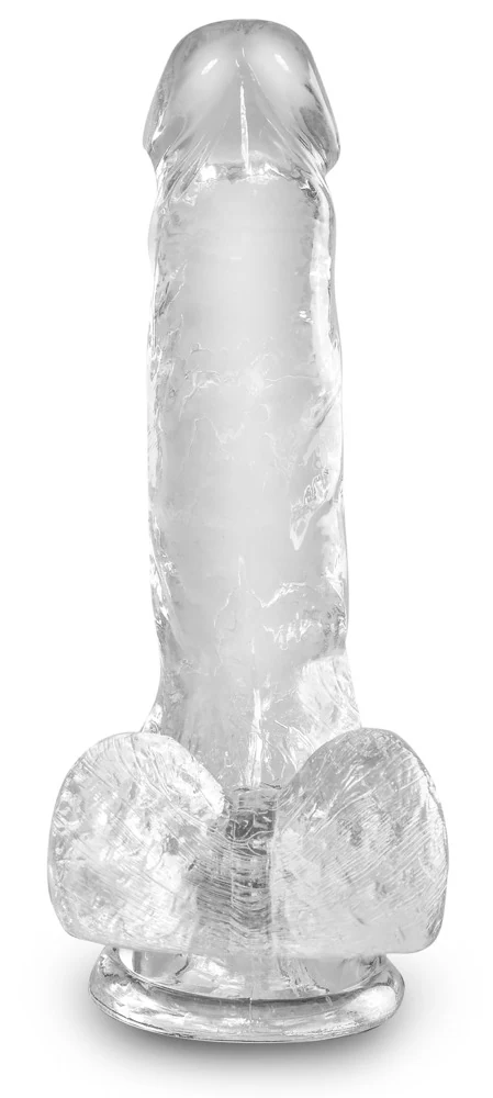 King Cock Clear with Balls 6" dildo