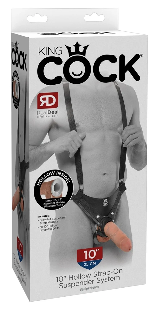 King Cock Hollow Strap-On Suspender System