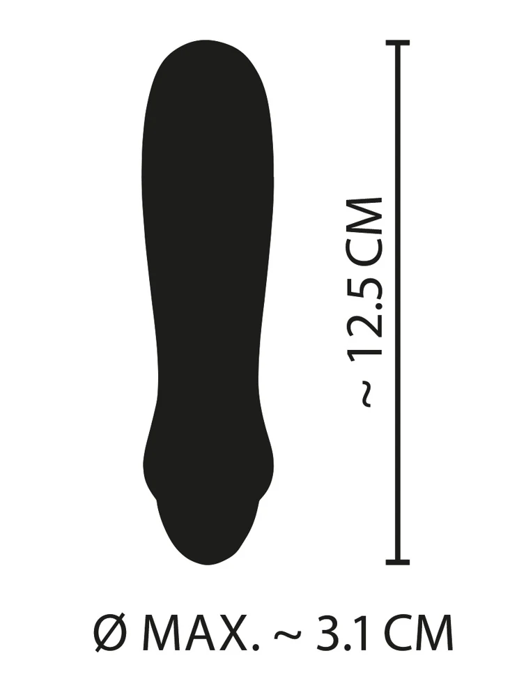 Cuties Minivibrator 12,5 cm vibrator