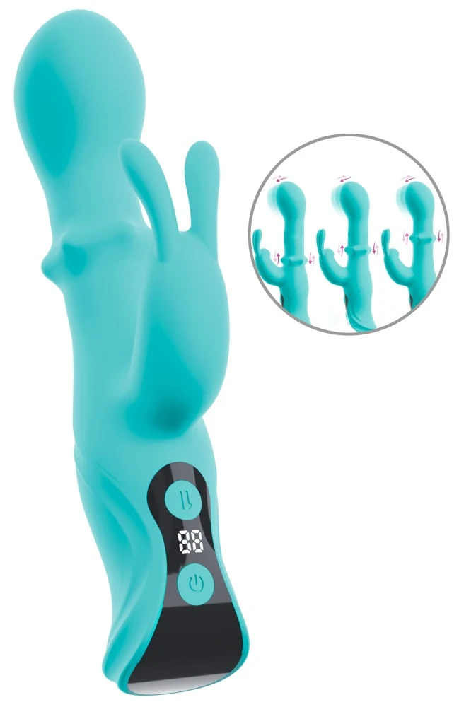 beau coeur ORIVEN Slide Ring Rabbit Vibrator 17,8 cm