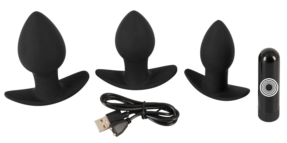 Black Velvets Butt plug set anal toy