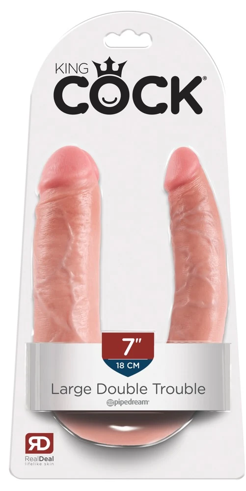 King Cock Double Trouble 43 cm dildo